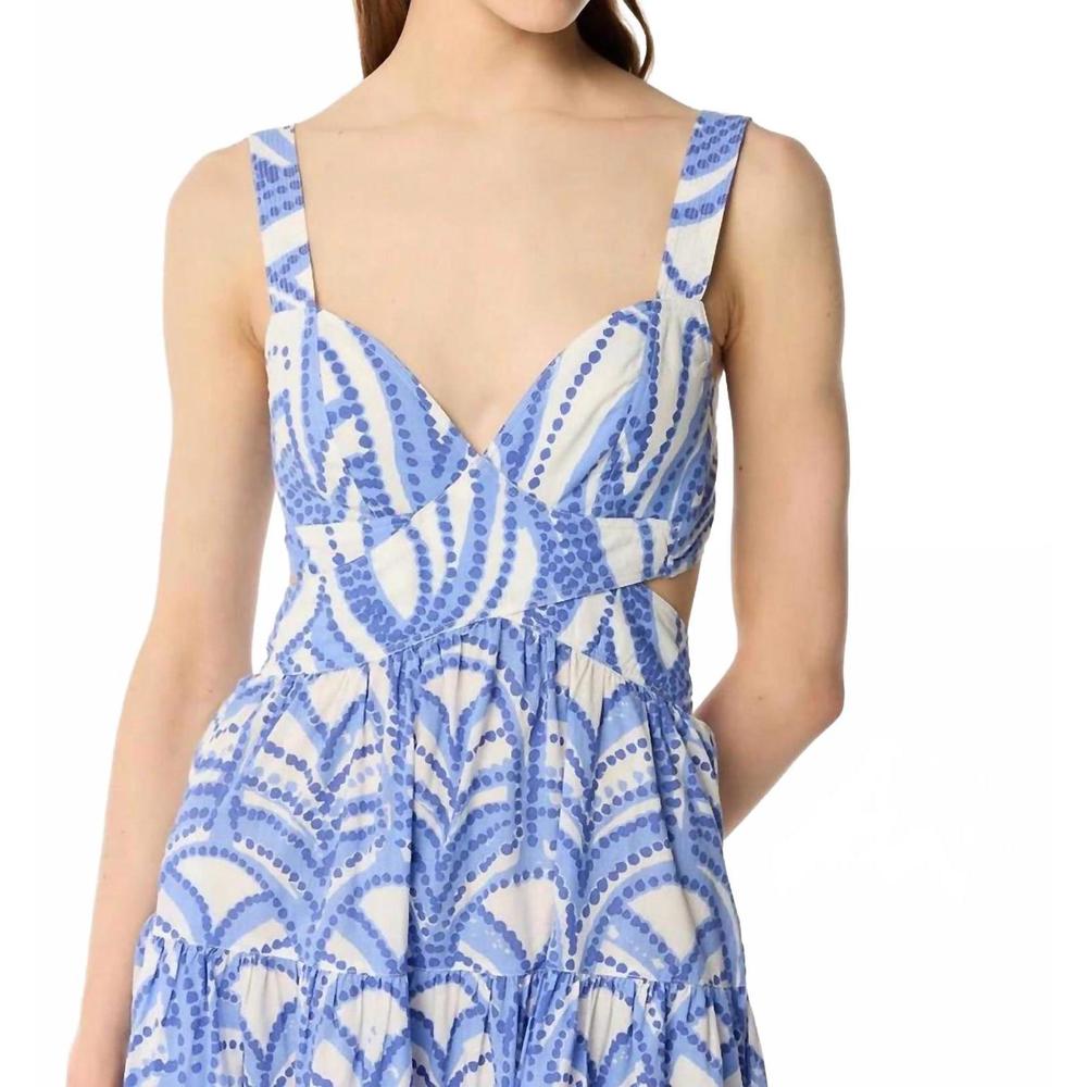 NEW POUPETTE ST BARTH long dress coco in blue himba - Picture 3 of 3